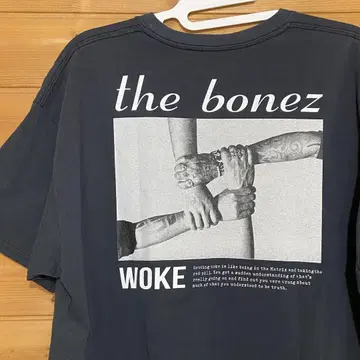 the bonez WOKE T셔츠 다크 그레이