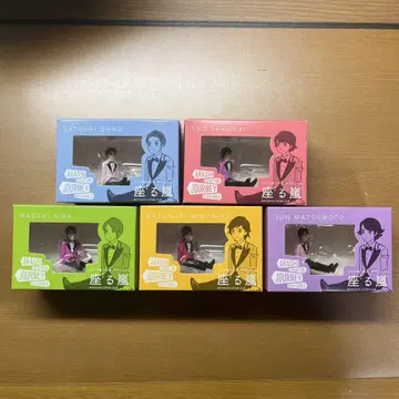 앉아있는 아라시 5체 세트 미사용