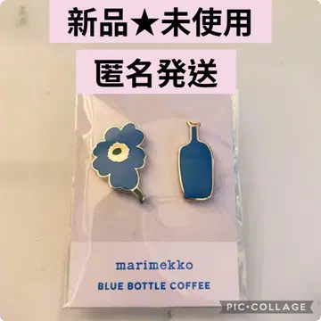 마리메꼬 블루 보틀 커피 핀 배지 핀 배지 핀즈