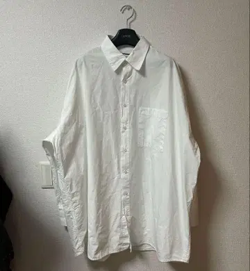 [수주제] Chikashitsu+ semi long shirt 화이트