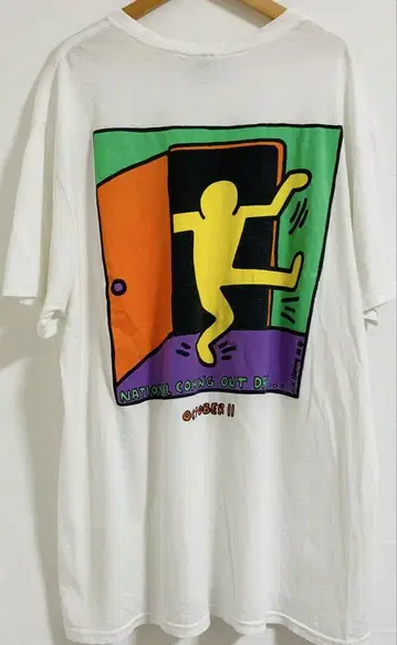 Keith Haring 키스 해링 T셔츠 컬러풀
