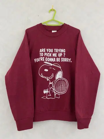 Peanuts Snoopy 맨투맨 M FRUIT OF THE LOOM