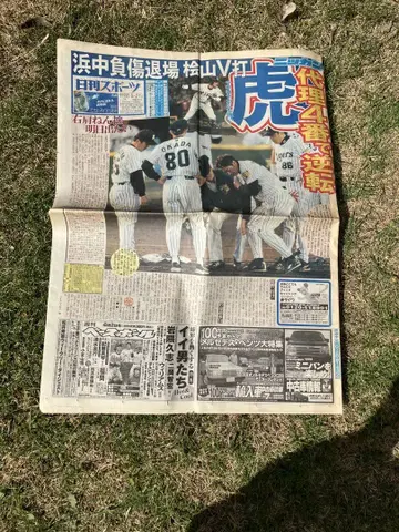 닛칸스포츠 2003년 스포츠 신문 프로야구 K-1 특집 모닝구무스메.