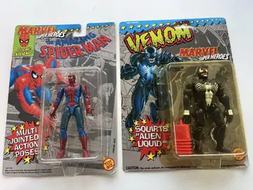 90년대 스파이더맨 베놈 피규어 2개 세트 TOYBIZ