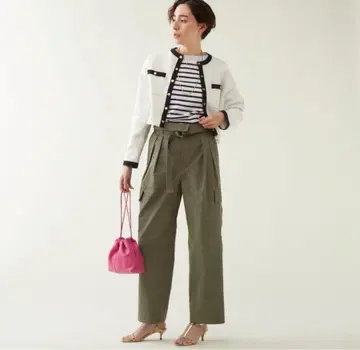 마르티니크 하이웨스트 카고 팬츠 벨트 포함