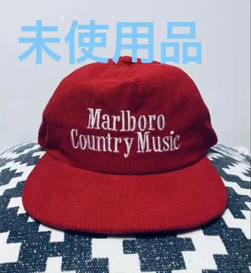 미사용품 MARLBORO EMBROIDERY CORDUROY CAP 2