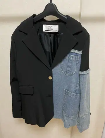 이소재 데님 절개 테일러드 자켓 셀렉샵 구매품
