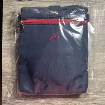 택 포함 새상품 키타무라 스마트폰 숄더백 네이비
