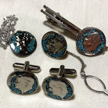 머큐리 다임 터콰이즈 실버 SILVER 빈티지