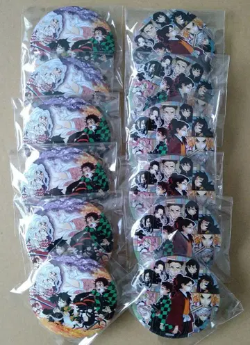 귀멸의 칼날 캔뱃지 묶음 판매 익명 배송 원작