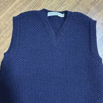 LE TRICOT DE LA MER 니트 베스트 사이드 포켓 포함 XS