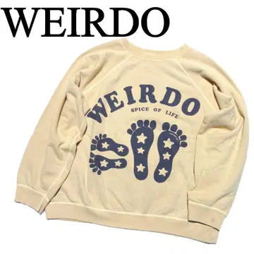 23SS WEIRDO 위어드 I'M SPICY 맨투맨 머스타드