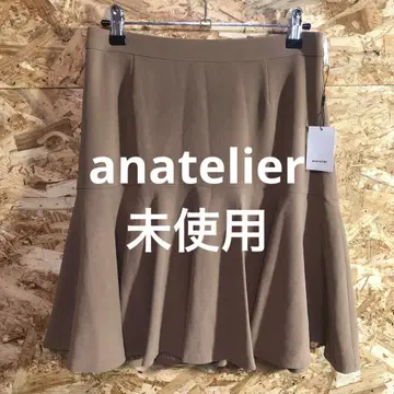 [ 7206번 ] anatelier 스커트 미사용 베이지 계열 M