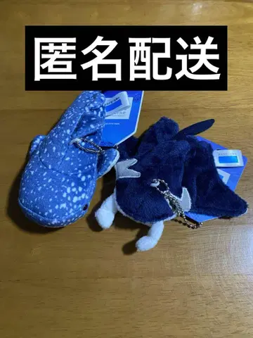 오키나와 츄라우미 수족관 봉제 인형 징베상어 & 난요만타