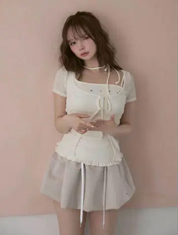 andmary Claire 세트 탑스