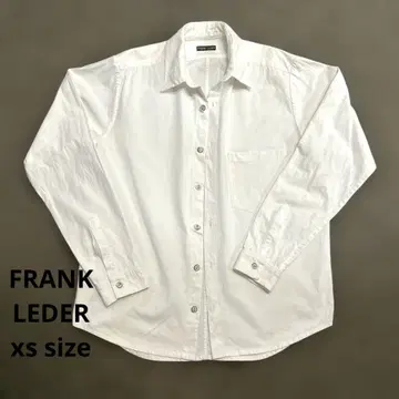 FRANKLEDER 화이트 셔츠 made in germany xs 사이즈