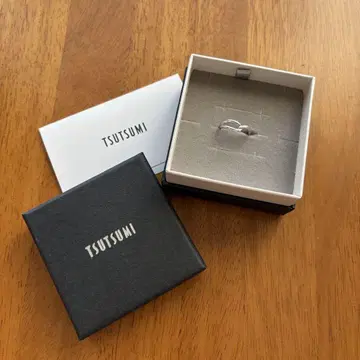 TSUTSUMI K10WG 반지 핑키링