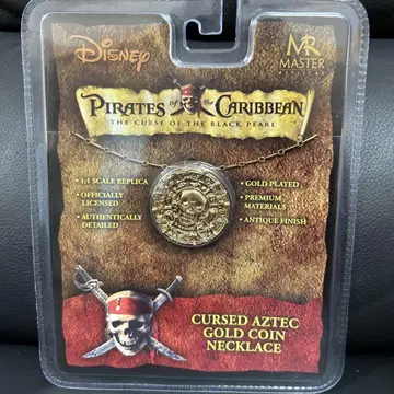 MR제 아스텍 금화 목걸이 캐리비안의 해적 디즈니 정품