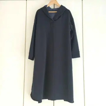 [ HIROKO BIS ] 히로코비스 후드 백 플리츠 원피스 M
