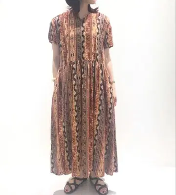 에스닉풍 프린트 원피스