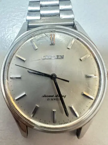 CITIZEN 세컨드 세팅 21 JEWELS 자동 와인딩 시계