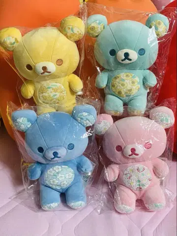리락쿠마 당신을 생각하는 포근한 봉제 인형 4세트 마츠야 긴자 한정판