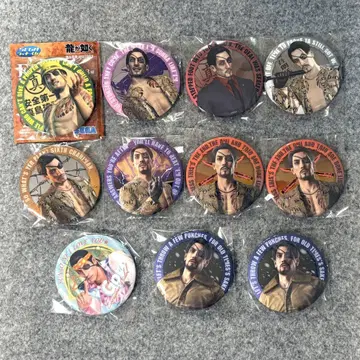 용과 같이 마지마 고로 HISTORY 캔뱃지 11개 9종