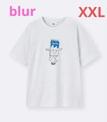 GU blur 밀크T셔츠 XXL