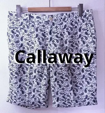 Callaway 페이즐리 무늬 골프 팬츠