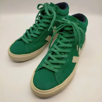 레어 새상품급 베자 VEJA 하이컷 스니커즈 그린 스웨이드 27