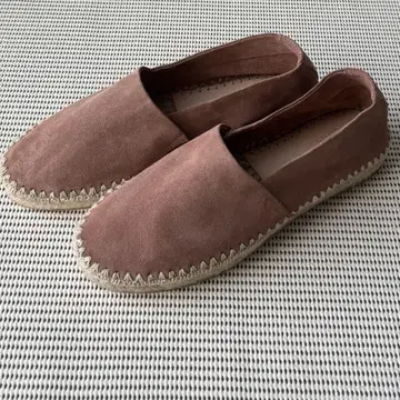 SHIPS 스웨이드 핑크 슬립온 에스파드리유 26cm 새상품