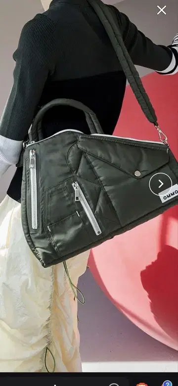 OMMO 2WAY MA-1 DETAIL BAG