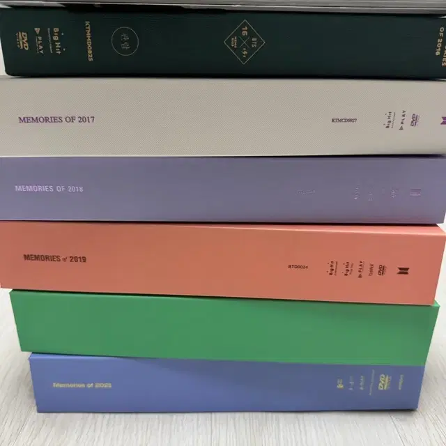방탄 메모리즈(16,17,18,19,20,21) 일괄 급처(포카x)