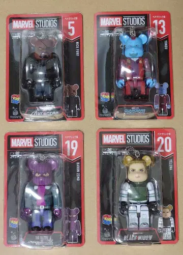 제일복권 MARVEL 베어브릭 4개 세트