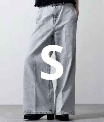 [ 미사용 새상품 ] CLEL 클레이 빈티지 디자인 플레어 데님 팬츠