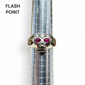 FLASH POINT 플래시 포인트 헬스장 스컬 반지 STERLING
