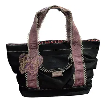 [ 새상품급 ] [ 레어 ] 안나수이 ANNA SUI 블랙 토트백