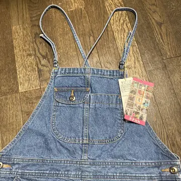 택 포함 새상품 티티카카 데님 점퍼 스커트 프리 사이즈