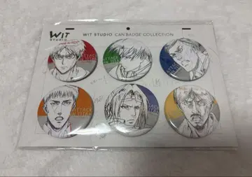 진격의 거인 WIT STUDIO 캔뱃지 컬렉션 6종 세트 C