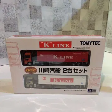 철도 모형 해상 컨테이너 K 라인 트레일러 컬렉션 토미텍 N 게이지