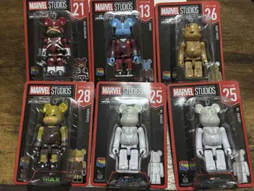 MARVELSTUDIOS BE@RBRICK HAPPY 복권 6체 세트