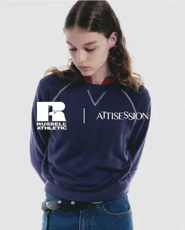 ATTISESSION RUSSELL ATHLETIC 맨투맨