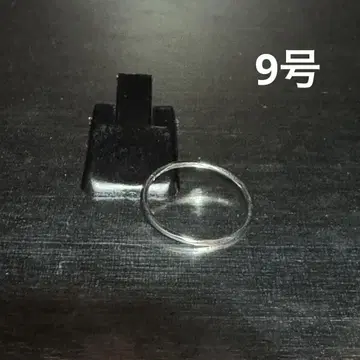 빈티지 패션 반지 실버 9호 핑키링 슬림 레이어드