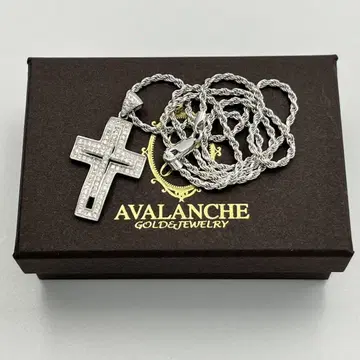 AVALANCHE SV925 로프 체인 목걸이 크로스 펜던트
