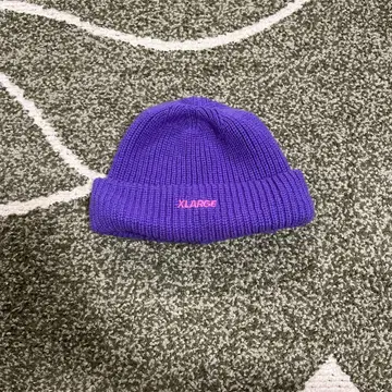 XLARGE 니트 모자 퍼플 비니