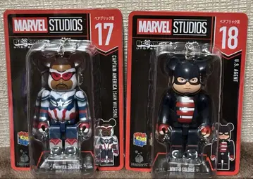 1번 복권 MARVEL STUDIOS BE@RBRICK 2개 세트 마블