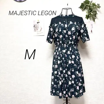 10021 MAJESTIC LEGON 마제스틱 레곤 꽃무늬 원피스