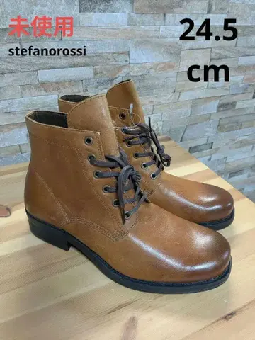 스테파노 로시 부츠 안티시보로 24.5cm 미사용