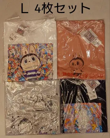 UNIQLO POPMART L 4장 세트