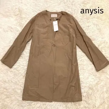 anysis 택 포함 새상품 스프링 코트 노카라 롱 정가 12100